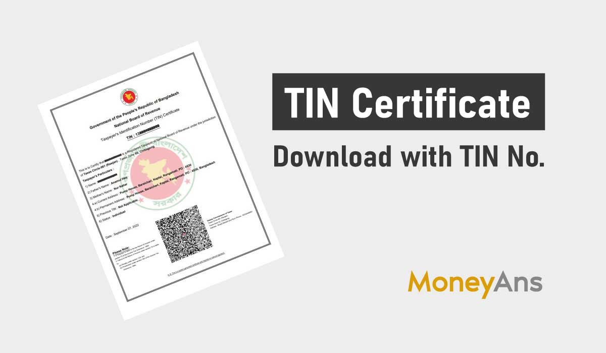 How to Download TIN Certificate by TIN Number | MoneyAns